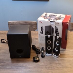 Cyber Acoustics CA-3602 Multimedia Speaker System with Subwoofer